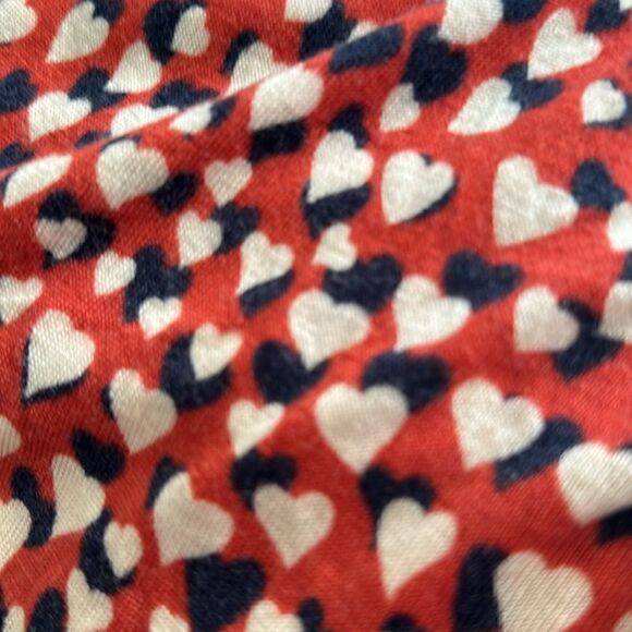 J. Crew | Tippi Merino Wool Valentine Hearts Sweater in Rust Red | S - Picture 4 of 6